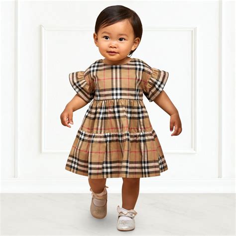 red burberry infant dress|burberry newborn baby girl.